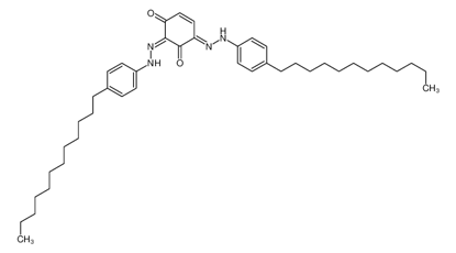 Picture of (2Z,6E)-2,6-bis[(4-dodecylphenyl)hydrazinylidene]cyclohex-4-ene-1,3-dione