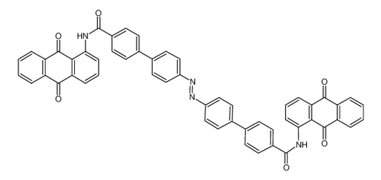 Picture of N-(9,10-dioxoanthracen-1-yl)-4-[4-[[4-[4-[(9,10-dioxoanthracen-1-yl)carbamoyl]phenyl]phenyl]diazenyl]phenyl]benzamide