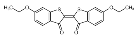 Изображение (2Z)-6-ethoxy-2-(6-ethoxy-3-oxo-1-benzothiophen-2-ylidene)-1-benzothiophen-3-one