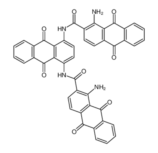 Picture of 1-amino-N-[4-[(1-amino-9,10-dioxoanthracene-2-carbonyl)amino]-9,10-dioxoanthracen-1-yl]-9,10-dioxoanthracene-2-carboxamide