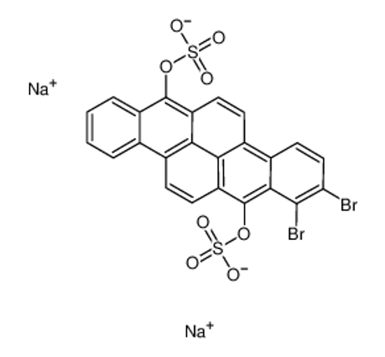Picture of Disodium 1,2-dibromodibenzo[c,pqr]tetraphene-7,14-diyl disulfate