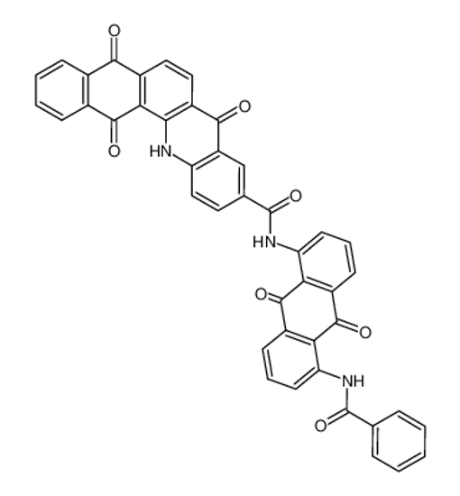 Picture of N-[5-(benzoylamino)-9,10-dihydro-9,10-dioxoanthryl]-5,8,13,14-tetrahydro-5,8,14-trioxonaphth[2,3-c]acridine-10-carboxamide