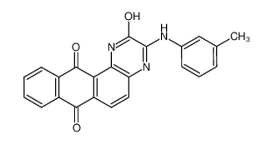 Picture of 3-(3-methyl-anilino)-1H-naphtho[2,3-f]quinoxaline-2,7,12-trione