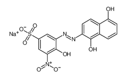 Show details for sodium 3-[(1,5-dihydroxy-2-naphthyl)azo]-4-hydroxy-5-nitrobenzenesulphonate