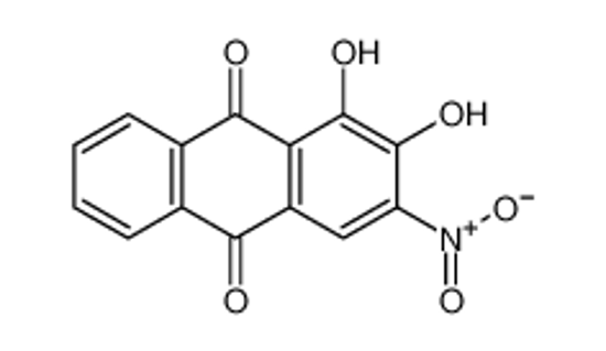 Picture of 1,2-dihydroxy-3-nitroanthracene-9,10-dione