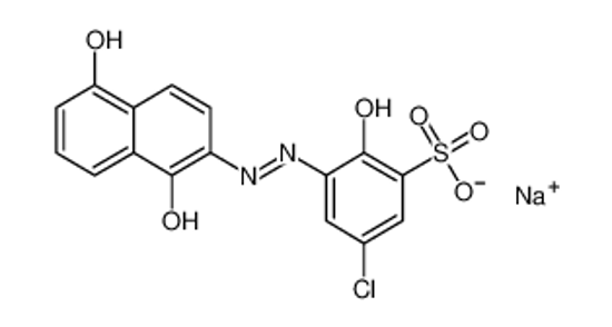 Picture of sodium,5-chloro-3-[2-(1,5-dioxonaphthalen-2-yl)hydrazinyl]-2-hydroxybenzenesulfonate