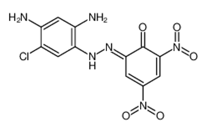 Picture of (6E)-6-[(2,4-diamino-5-chlorophenyl)hydrazinylidene]-2,4-dinitrocyclohexa-2,4-dien-1-one