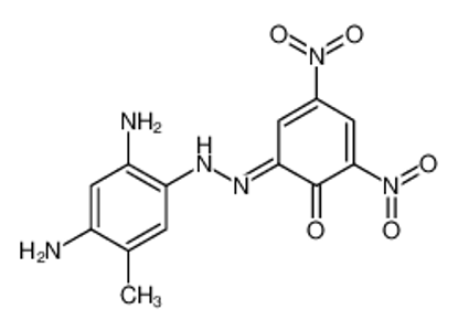Изображение (6E)-6-[(2,4-diamino-5-methylphenyl)hydrazinylidene]-2,4-dinitrocyclohexa-2,4-dien-1-one