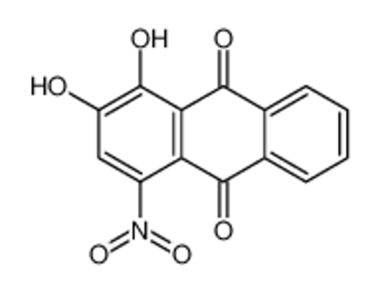 Picture of 1,2-dihydroxy-4-nitroanthracene-9,10-dione