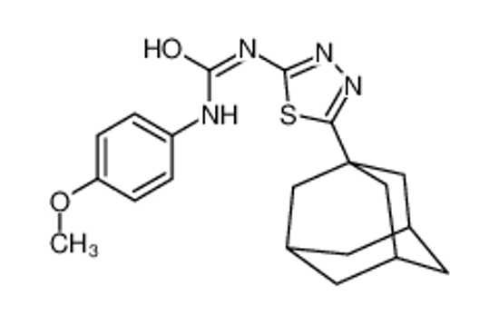 Picture of 1-[5-(1-adamantyl)-1,3,4-thiadiazol-2-yl]-3-(4-methoxyphenyl)urea
