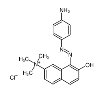 Picture of [(8E)-8-[(4-aminophenyl)hydrazinylidene]-7-oxonaphthalen-2-yl]-trimethylazanium,chloride