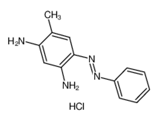 Picture of 4-methyl-6-phenyldiazenylbenzene-1,3-diamine,hydrochloride