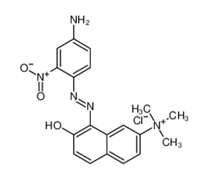 Изображение [(8Z)-8-[(4-amino-2-nitrophenyl)hydrazinylidene]-7-oxonaphthalen-2-yl]-trimethylazanium,chloride