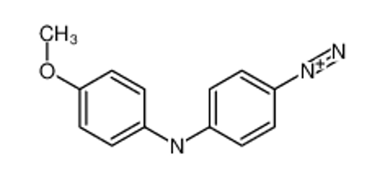 Picture of 4-(4-methoxyanilino)benzenediazonium