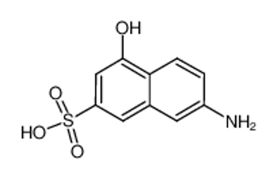 Picture of 7-amino-4-hydroxy-2-naphthalenesulfonic acid