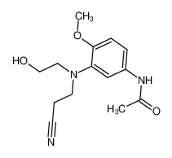 Picture of N-[3-[2-cyanoethyl(2-hydroxyethyl)amino]-4-methoxyphenyl]acetamide