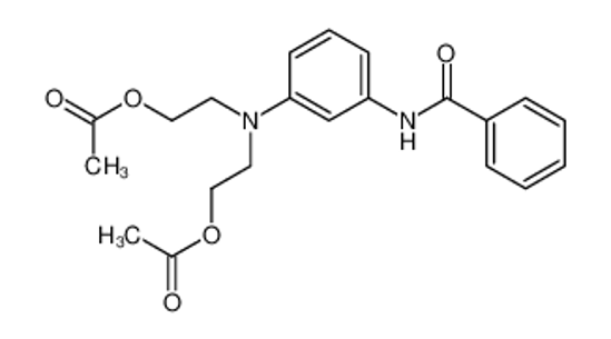 Picture of 2-[N-(2-acetyloxyethyl)-3-benzamidoanilino]ethyl acetate