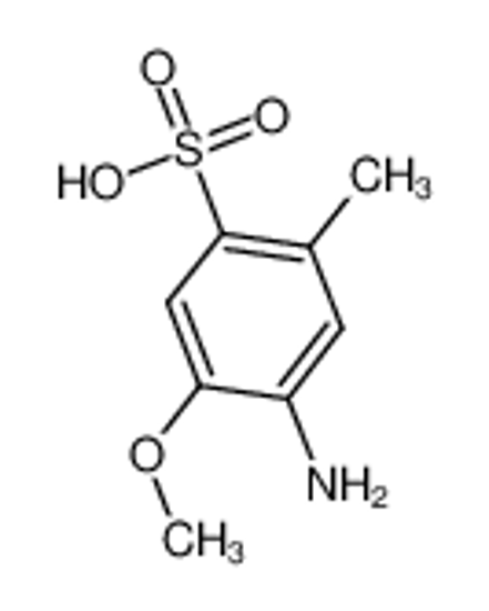 Picture of 4-Amino-5-methoxy-2-methylbenzenesulfonic acid