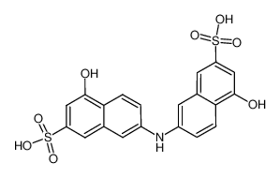 Picture of 4-hydroxy-7-[(5-hydroxy-7-sulfonaphthalen-2-yl)amino]naphthalene-2-sulfonic acid