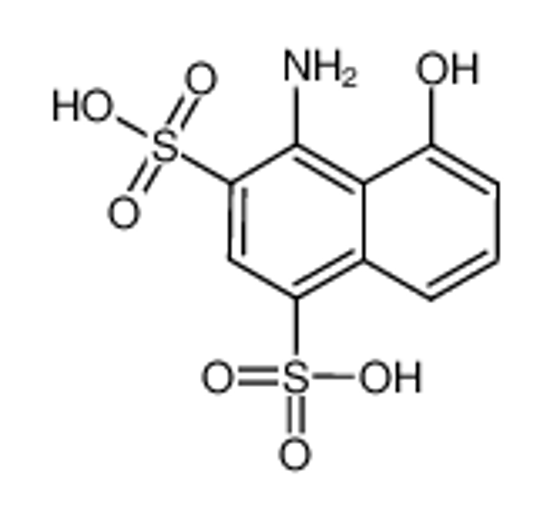 Изображение 4-amino-5-hydroxynaphthalene-1,3-disulfonic acid