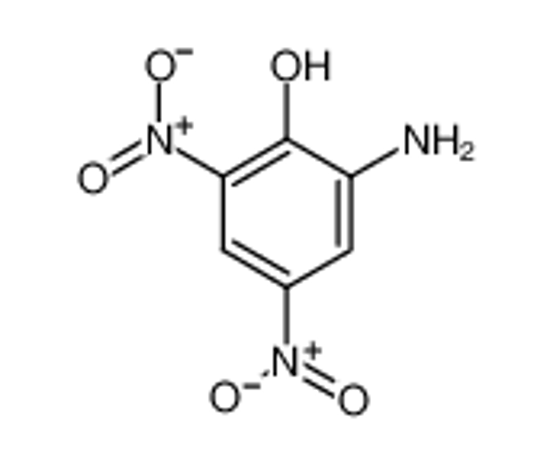 Picture of 2-amino-4,6-dinitrophenol