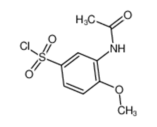 Picture of 3-Acetamido-4-methoxybenzene-1-sulfonyl chloride