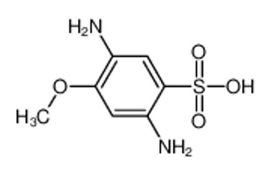 Picture of 2,5-diamino-4-methoxybenzenesulphonic acid
