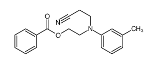 Picture of 2-[N-(2-cyanoethyl)-3-methylanilino]ethyl benzoate