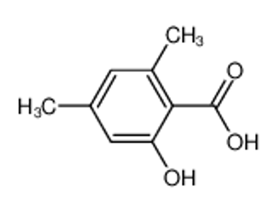 Picture of 2-hydroxy-4,6-dimethylbenzoic acid