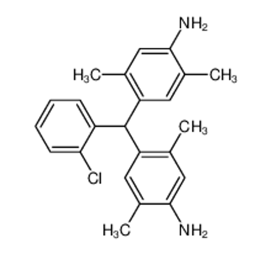 Picture of 4-[(4-amino-2,5-dimethylphenyl)-(2-chlorophenyl)methyl]-2,5-dimethylaniline