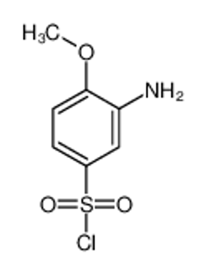 Picture of 3-amino-4-methoxybenzenesulfonyl chloride