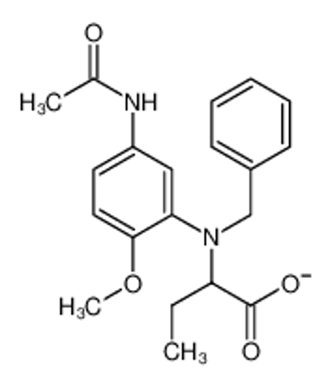 Picture of 4-(5-acetamido-N-benzyl-2-methoxyanilino)butanoate