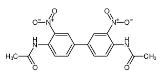 Picture of N-[4-(4-acetamido-3-nitrophenyl)-2-nitrophenyl]acetamide