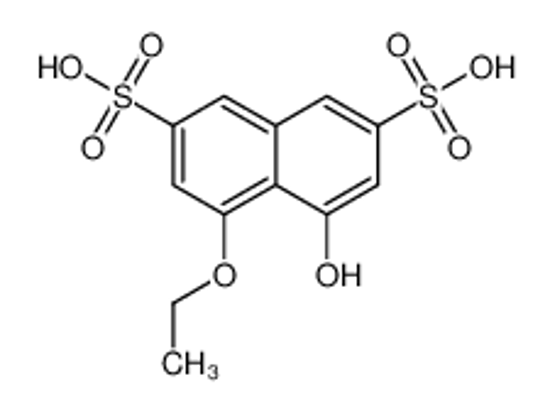 Picture of 4-ethoxy-5-hydroxynaphthalene-2,7-disulphonic acid
