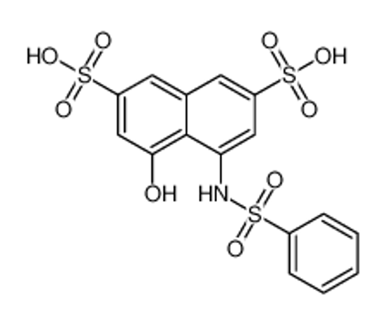 Imagem de 4-(benzenesulfonamido)-5-hydroxynaphthalene-2,7-disulfonic acid