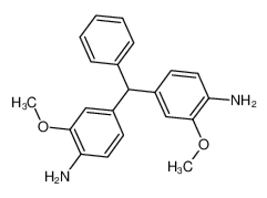 Изображение 4,4'-diamino-3,3'-dimethoxytriphenylmethane
