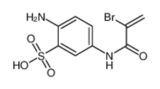 Picture of 2-amino-5-(2-bromoprop-2-enoylamino)benzenesulfonic acid