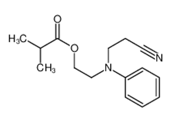 Picture of 2-[N-(2-cyanoethyl)anilino]ethyl 2-methylpropanoate