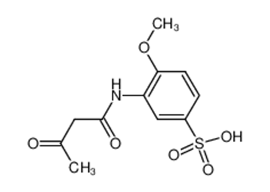 Picture of 3-acetoacetylamino-4-methoxy-benzenesulfonic acid