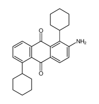 Изображение 1,5-bis(cyclohexylamino)anthracene-9,10-dione