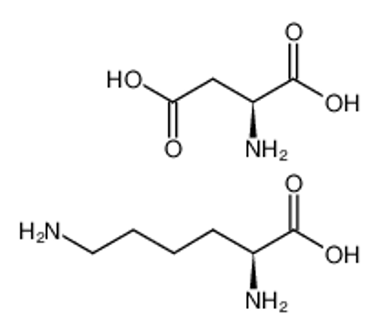 Picture of (2S)-2-aminobutanedioic acid,(2S)-2,6-diaminohexanoic acid