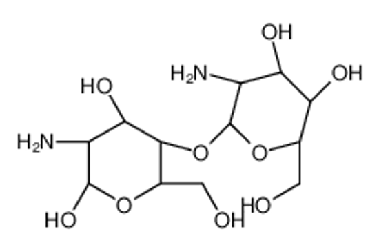 Picture of (2R,3S,4R,5R,6S)-5-amino-6-[(2R,3S,4R,5R,6R)-5-amino-4,6-dihydroxy-2-(hydroxymethyl)oxan-3-yl]oxy-2-(hydroxymethyl)oxane-3,4-diol