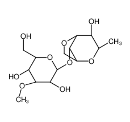 Picture of (2R,3S,4S,5R)-2-(hydroxymethyl)-6-[[(4R,5S)-4-hydroxy-3-methyl-2,6-dioxabicyclo[3.2.1]octan-8-yl]oxy]-4-methoxyoxane-3,5-diol