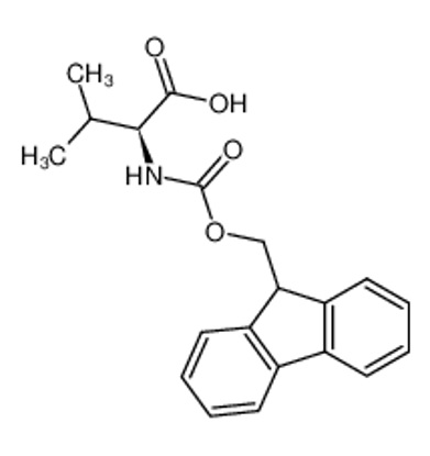Picture of (2R)-2-(9H-fluoren-9-ylmethoxycarbonylamino)-3-methylbutanoic acid