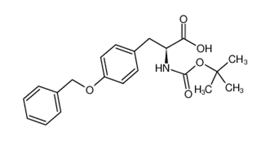 Picture of (2S)-2-[(2-methylpropan-2-yl)oxycarbonylamino]-3-(4-phenylmethoxyphenyl)propanoic acid
