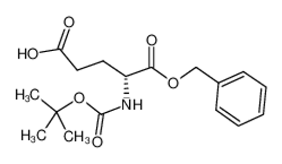 Picture of (4S)-4-[(2-methylpropan-2-yl)oxycarbonylamino]-5-oxo-5-phenylmethoxypentanoic acid