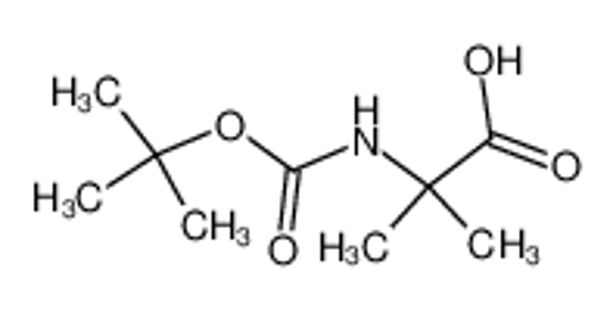 Imagem de 2-methyl-2-[(2-methylpropan-2-yl)oxycarbonylamino]propanoic acid