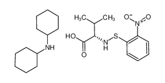 Picture of N-2-NITROPHENYLSULFENYL-L-VALINE DICYCLOHEXYLAMMONIUM SALT