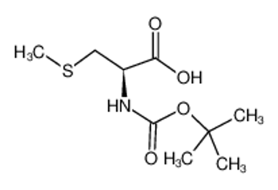 Picture of (2R)-2-[(2-methylpropan-2-yl)oxycarbonylamino]-3-methylsulfanylpropanoic acid