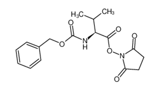 Picture of (2,5-dioxopyrrolidin-1-yl) (2S)-3-methyl-2-(phenylmethoxycarbonylamino)butanoate